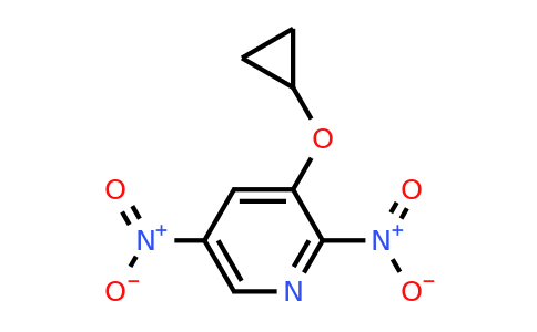 CAS 1243409-13-3 | 3-Cyclopropoxy-2,5-dinitropyridine