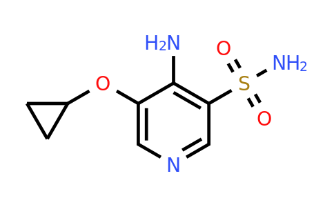 CAS 1243409-16-6 | 4-Amino-5-cyclopropoxypyridine-3-sulfonamide