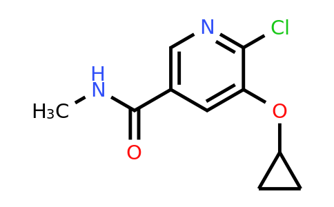 CAS 1243409-17-7 | 6-Chloro-5-cyclopropoxy-N-methylnicotinamide