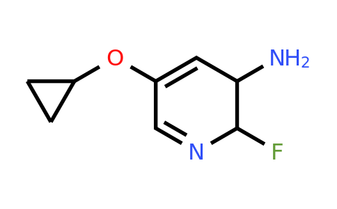 CAS 1243409-19-9 | 5-Cyclopropoxy-2-fluoro-2,3-dihydropyridin-3-amine