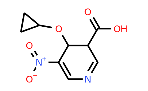 CAS 1243409-20-2 | 4-Cyclopropoxy-5-nitro-3,4-dihydropyridine-3-carboxylic acid