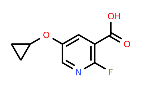 CAS 1243409-23-5 | 5-Cyclopropoxy-2-fluoronicotinic acid
