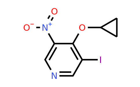 CAS 1243409-24-6 | 4-Cyclopropoxy-3-iodo-5-nitropyridine