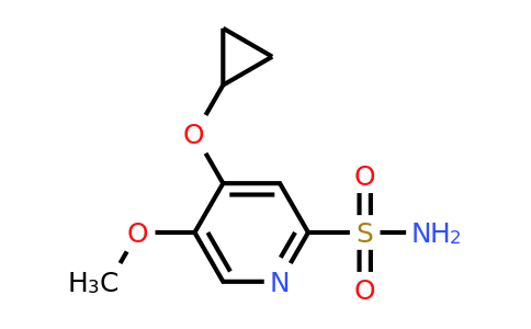 CAS 1243409-27-9 | 4-Cyclopropoxy-5-methoxypyridine-2-sulfonamide
