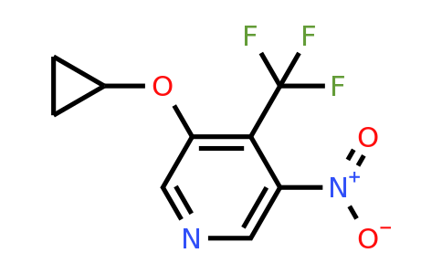 CAS 1243409-29-1 | 3-Cyclopropoxy-5-nitro-4-(trifluoromethyl)pyridine