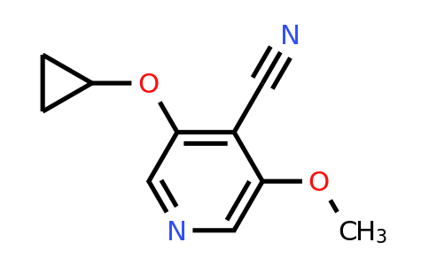 CAS 1243409-39-3 | 3-Cyclopropoxy-5-methoxyisonicotinonitrile