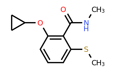 CAS 1243409-44-0 | 2-Cyclopropoxy-N-methyl-6-(methylthio)benzamide