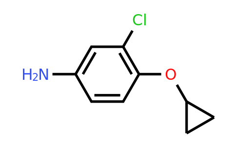 CAS 1243409-46-2 | 3-Chloro-4-cyclopropoxyaniline