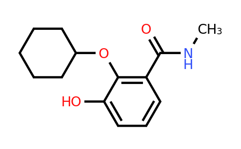 CAS 1243409-47-3 | 2-(Cyclohexyloxy)-3-hydroxy-N-methylbenzamide