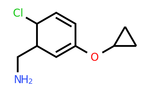CAS 1243409-60-0 | (6-Chloro-3-cyclopropoxycyclohexa-2,4-dienyl)methanamine