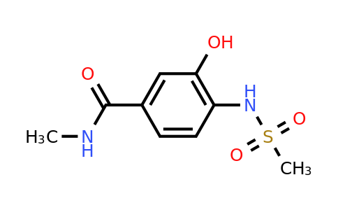 CAS 1243409-61-1 | 3-Hydroxy-N-methyl-4-(methylsulfonamido)benzamide