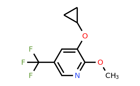 CAS 1243409-65-5 | 3-Cyclopropoxy-2-methoxy-5-(trifluoromethyl)pyridine