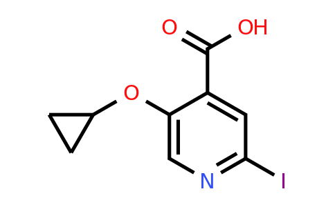 CAS 1243409-68-8 | 5-Cyclopropoxy-2-iodoisonicotinic acid