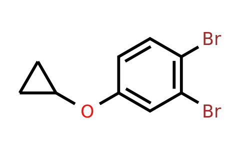CAS 1243409-73-5 | 1,2-Dibromo-4-cyclopropoxybenzene