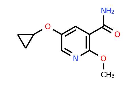 CAS 1243409-76-8 | 5-Cyclopropoxy-2-methoxynicotinamide