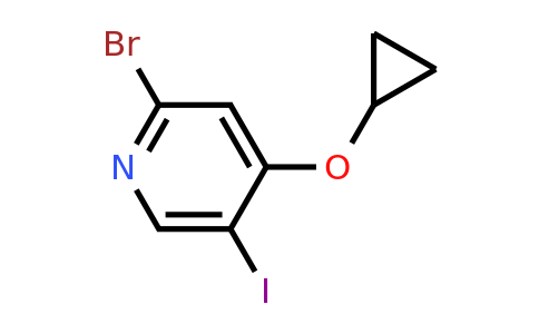 CAS 1243409-85-9 | 2-Bromo-4-cyclopropoxy-5-iodopyridine
