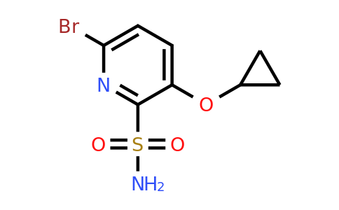 CAS 1243409-90-6 | 6-Bromo-3-cyclopropoxypyridine-2-sulfonamide