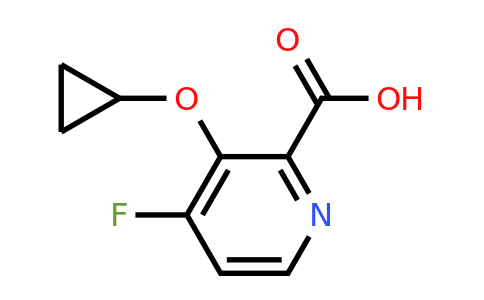 CAS 1243409-91-7 | 3-Cyclopropoxy-4-fluoropicolinic acid