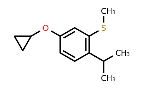 CAS 1243409-92-8 | (5-Cyclopropoxy-2-isopropylphenyl)(methyl)sulfane