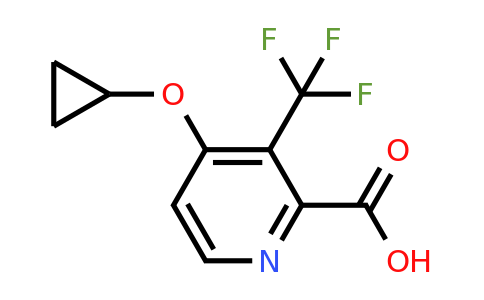 CAS 1243409-94-0 | 4-Cyclopropoxy-3-(trifluoromethyl)picolinic acid