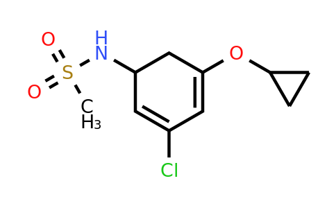 CAS 1243409-99-5 | N-(3-chloro-5-cyclopropoxycyclohexa-2,4-dienyl)methanesulfonamide