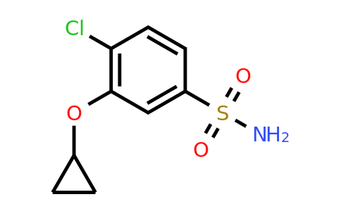 CAS 1243410-05-0 | 4-Chloro-3-cyclopropoxybenzenesulfonamide