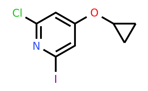 CAS 1243410-13-0 | 2-Chloro-4-cyclopropoxy-6-iodopyridine
