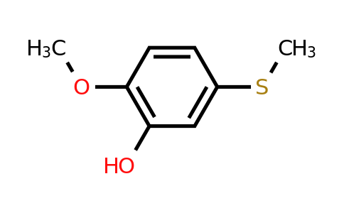 CAS 1243410-16-3 | 2-Methoxy-5-(methylthio)phenol