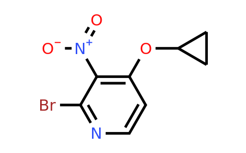 CAS 1243410-17-4 | 2-Bromo-4-cyclopropoxy-3-nitropyridine