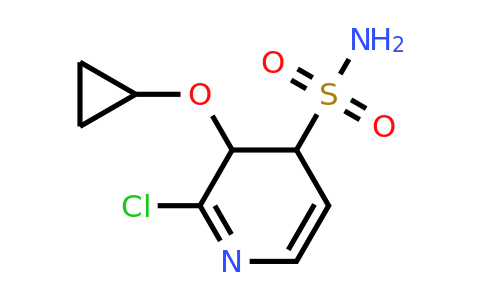 CAS 1243410-18-5 | 2-Chloro-3-cyclopropoxy-3,4-dihydropyridine-4-sulfonamide