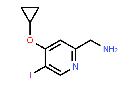 CAS 1243410-20-9 | (4-Cyclopropoxy-5-iodopyridin-2-YL)methanamine