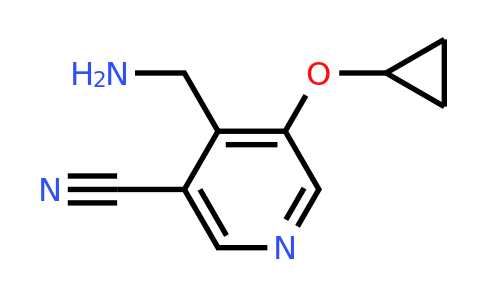CAS 1243410-24-3 | 4-(Aminomethyl)-5-cyclopropoxynicotinonitrile