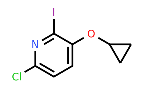 CAS 1243410-25-4 | 6-Chloro-3-cyclopropoxy-2-iodopyridine