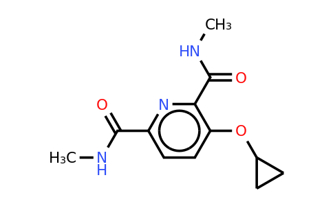CAS 1243410-30-1 | 3-Cyclopropoxy-N2,N6-dimethylpyridine-2,6-dicarboxamide