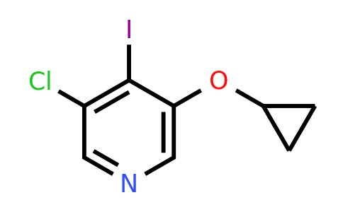 CAS 1243410-31-2 | 3-Chloro-5-cyclopropoxy-4-iodopyridine