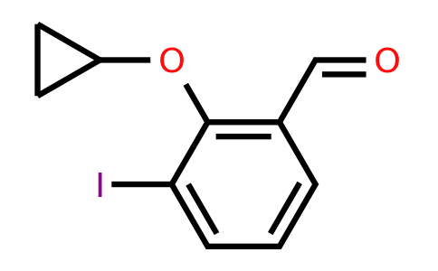 CAS 1243410-32-3 | 2-Cyclopropoxy-3-iodobenzaldehyde