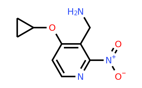 CAS 1243410-35-6 | (4-Cyclopropoxy-2-nitropyridin-3-YL)methanamine