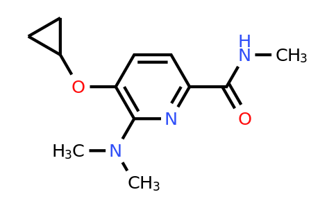 CAS 1243410-36-7 | 5-Cyclopropoxy-6-(dimethylamino)-N-methylpicolinamide