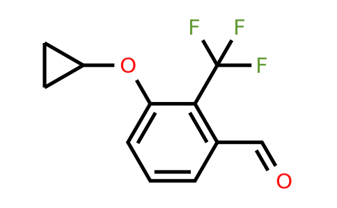 CAS 1243410-39-0 | 3-Cyclopropoxy-2-(trifluoromethyl)benzaldehyde