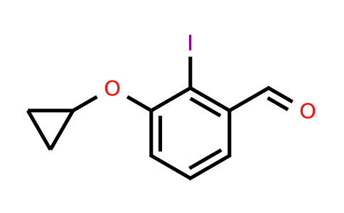 CAS 1243410-43-6 | 3-Cyclopropoxy-2-iodobenzaldehyde