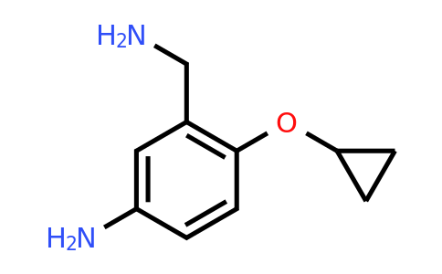 CAS 1243410-46-9 | 3-(Aminomethyl)-4-cyclopropoxyaniline