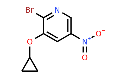 CAS 1243410-47-0 | 2-Bromo-3-cyclopropoxy-5-nitropyridine