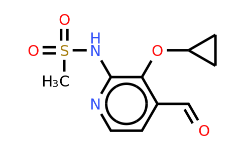 CAS 1243410-51-6 | N-(3-cyclopropoxy-4-formylpyridin-2-YL)methanesulfonamide