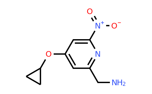 CAS 1243410-57-2 | (4-Cyclopropoxy-6-nitropyridin-2-YL)methanamine