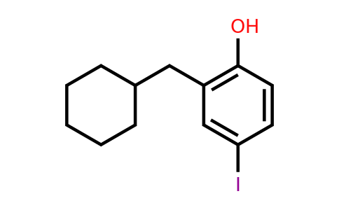 CAS 1243410-63-0 | 2-(Cyclohexylmethyl)-4-iodophenol