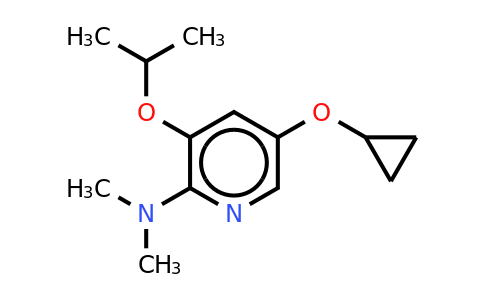 CAS 1243410-66-3 | 5-Cyclopropoxy-3-isopropoxy-N,n-dimethylpyridin-2-amine