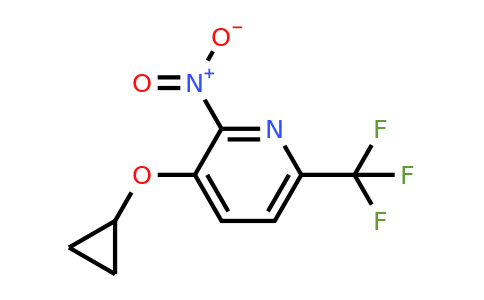 CAS 1243410-67-4 | 3-Cyclopropoxy-2-nitro-6-(trifluoromethyl)pyridine