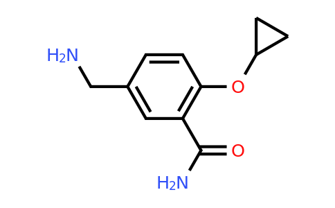 CAS 1243410-68-5 | 5-(Aminomethyl)-2-cyclopropoxybenzamide