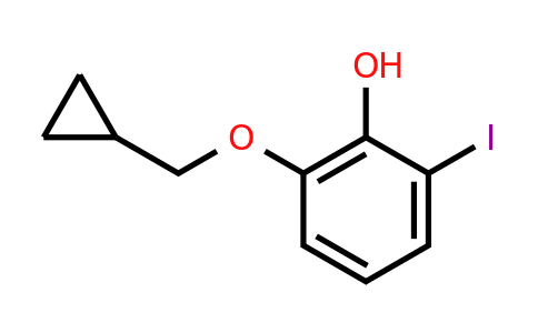 CAS 1243410-69-6 | 2-(Cyclopropylmethoxy)-6-iodophenol