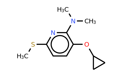 CAS 1243410-72-1 | 3-Cyclopropoxy-N,n-dimethyl-6-(methylthio)pyridin-2-amine